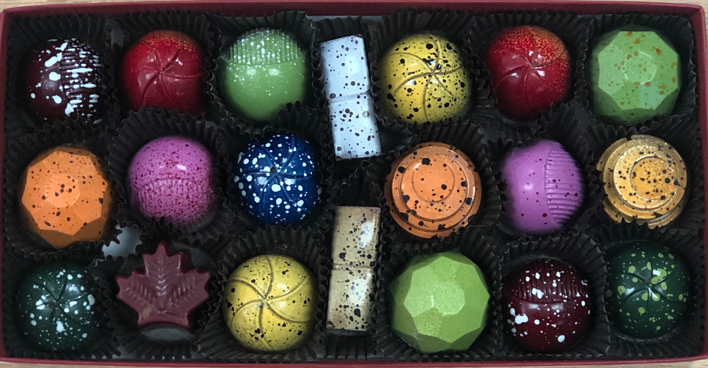 Nutty Chocolatier 20 Piece Airbrushed Box